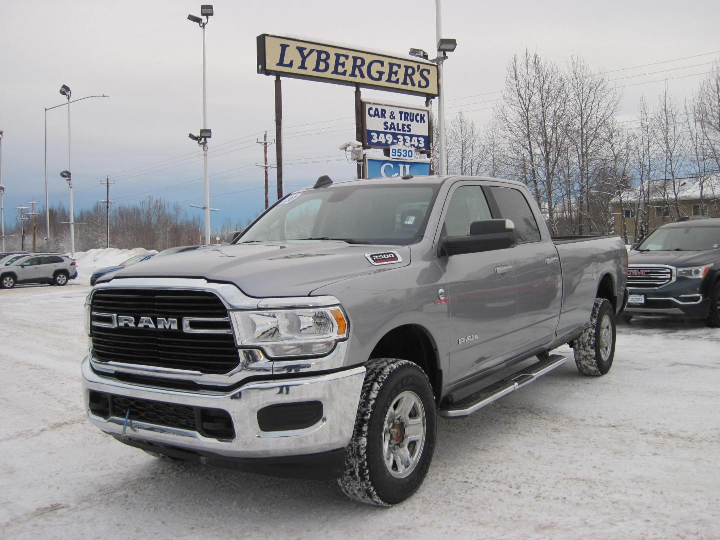 2020 silver /gray RAM 2500 Big Horn Crew Cab 4WD (3C6UR5JL0LG) , located at 9530 Old Seward Highway, Anchorage, AK, 99515, (907) 349-3343, 61.134140, -149.865570 - Nice Ram 2500 Big Horn Crew Cab Diesel come take a test drive. - Photo#0